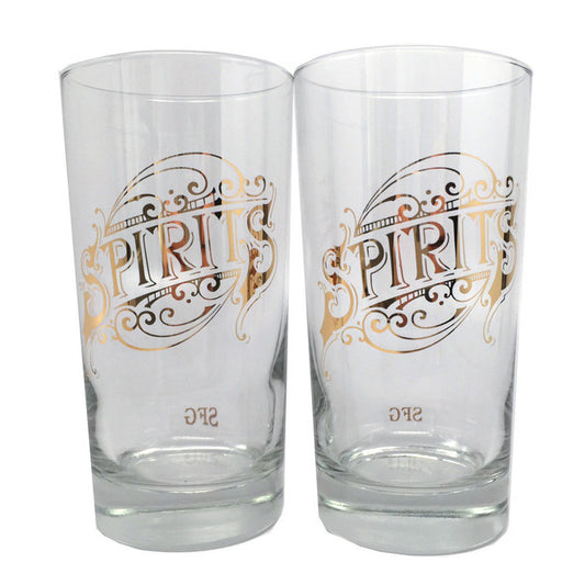Spirits 12-Ounce Drinking Glasses front view