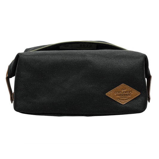 Waxed Canvas Dopp Kit front view