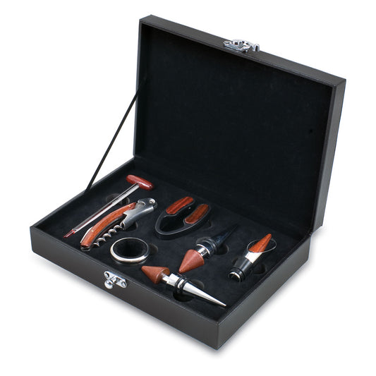 Grenache Wine Tool Set with Case Open Displaying Tools