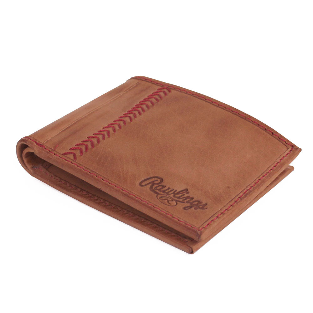 Baseball Stitch Bifold Wallet | Rawlings Wallet | Baseball Wallet