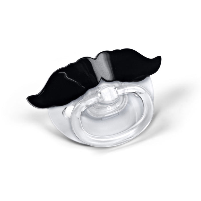 Mustache Pacifier Front View