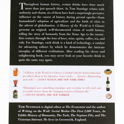 A History of the World in 6 Glasses Back Cover