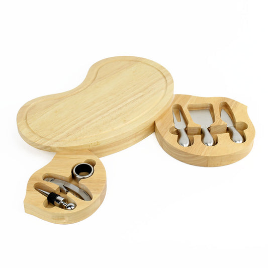 Deluxe Wine and Cheese Set Top View