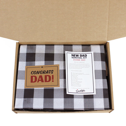 Super Dad New Dad Survival Kit View inside Gift Box