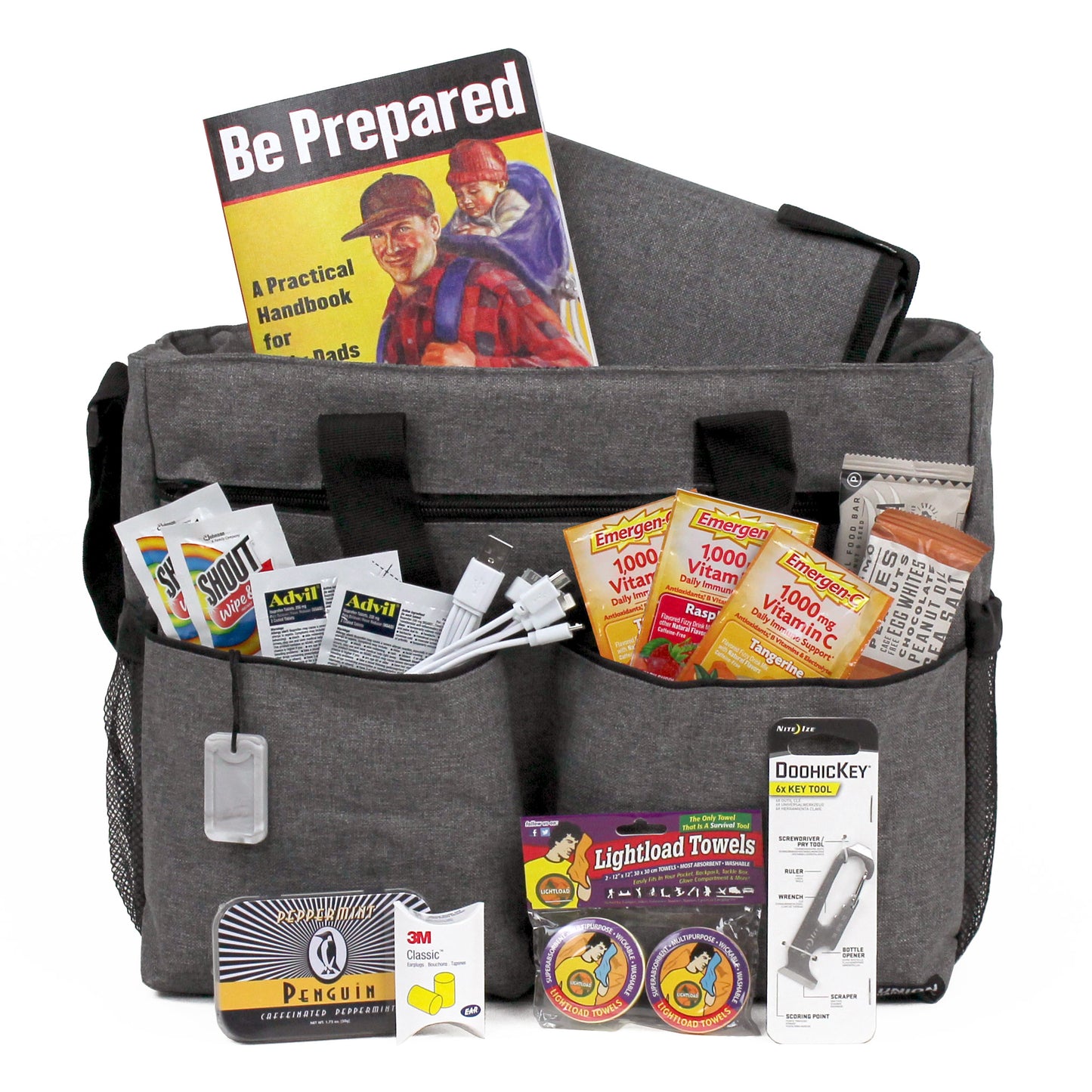 Tactical New Dad Survival Kit Front View