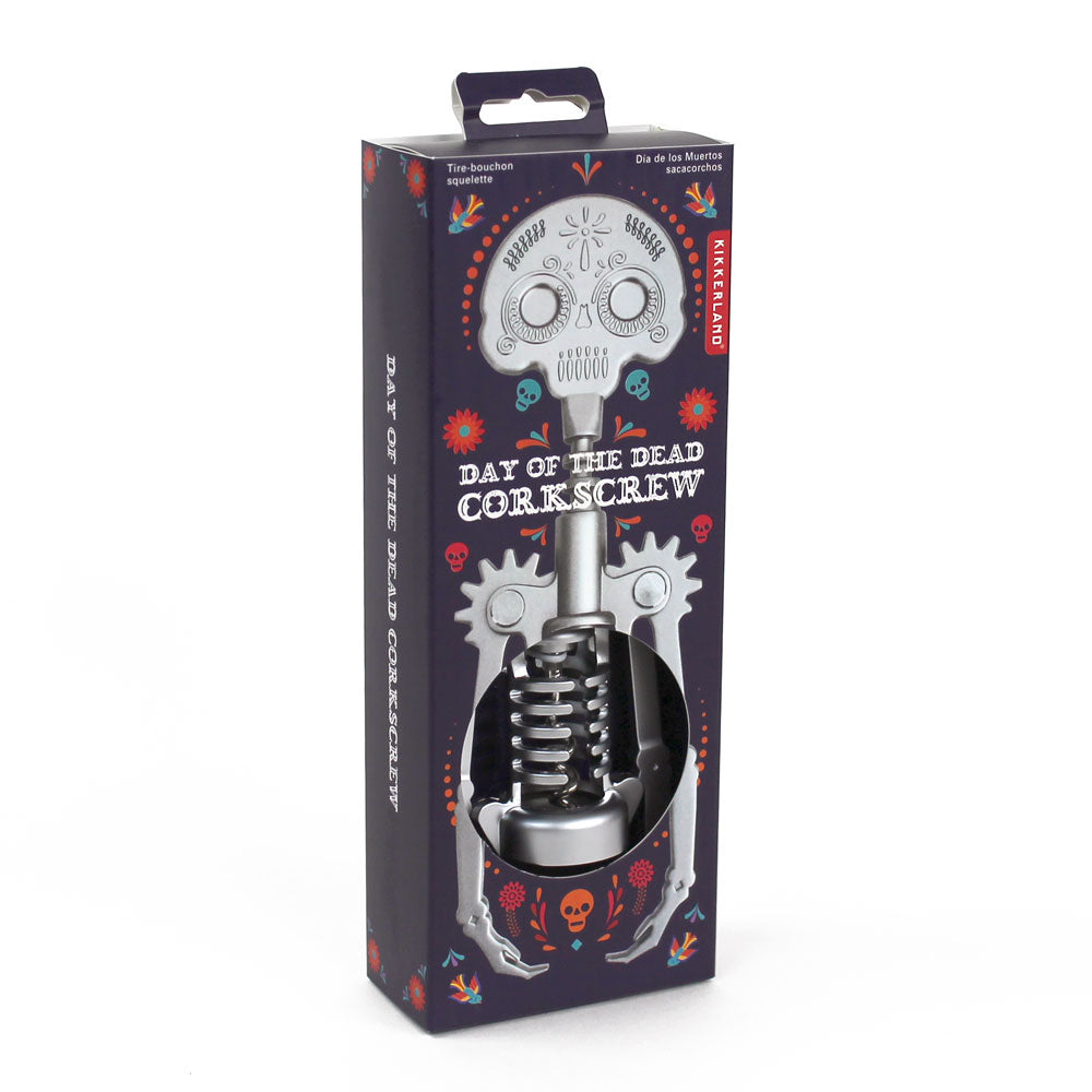 Day of the Dead Corkscrew Front View of Packaging
