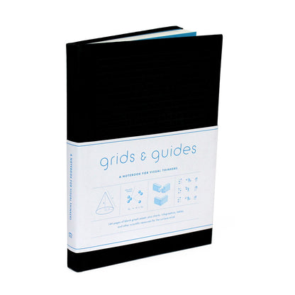 Grids & Guides: A Notebook for Visual Thinkers (Black)  Front View