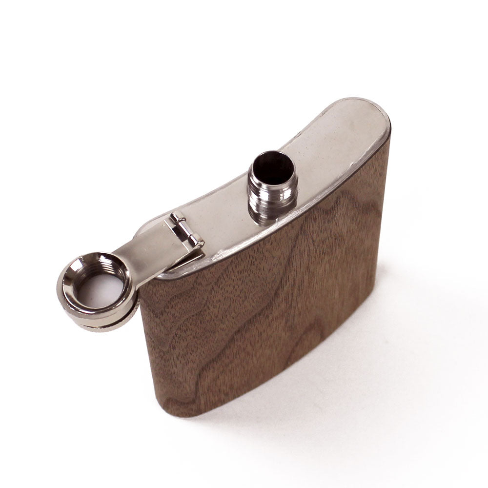 Wooden Flask top view